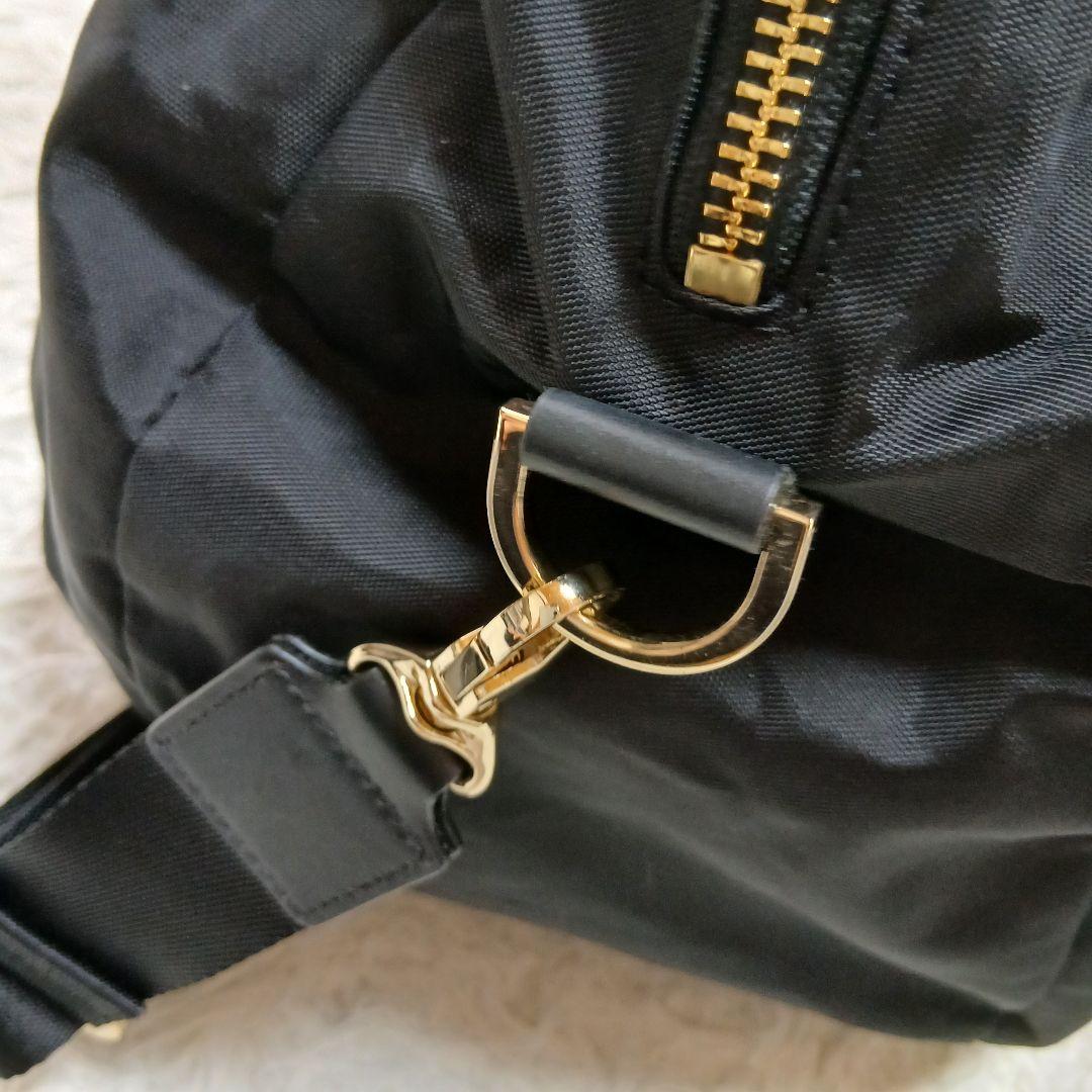 【極美品】【agnes b.】FT03 2Way ボストンバッグ　チャーム、鍵付