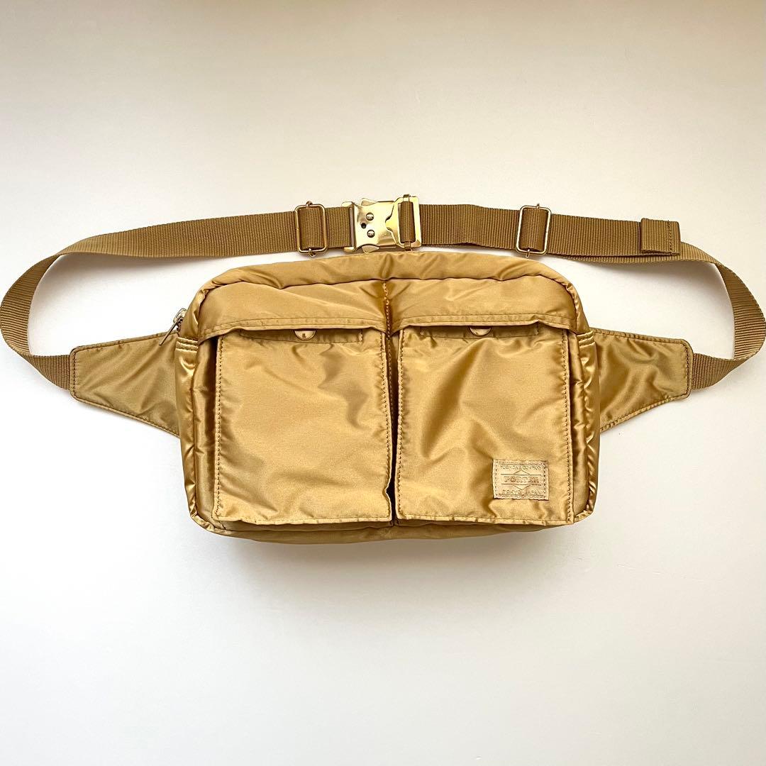 【美品‼︎】BEAMS×PORTER×UNITED ARROWS ボディバッグ 金