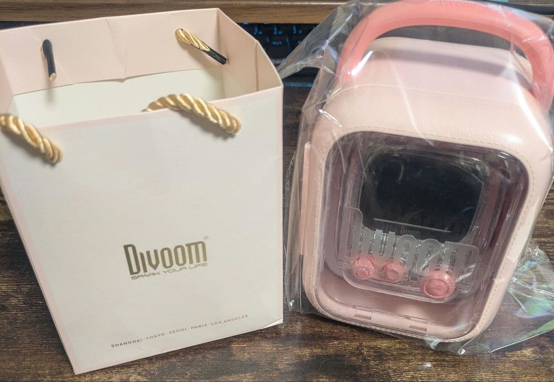 未使用 Divoom Tiivoo-2 ピンク