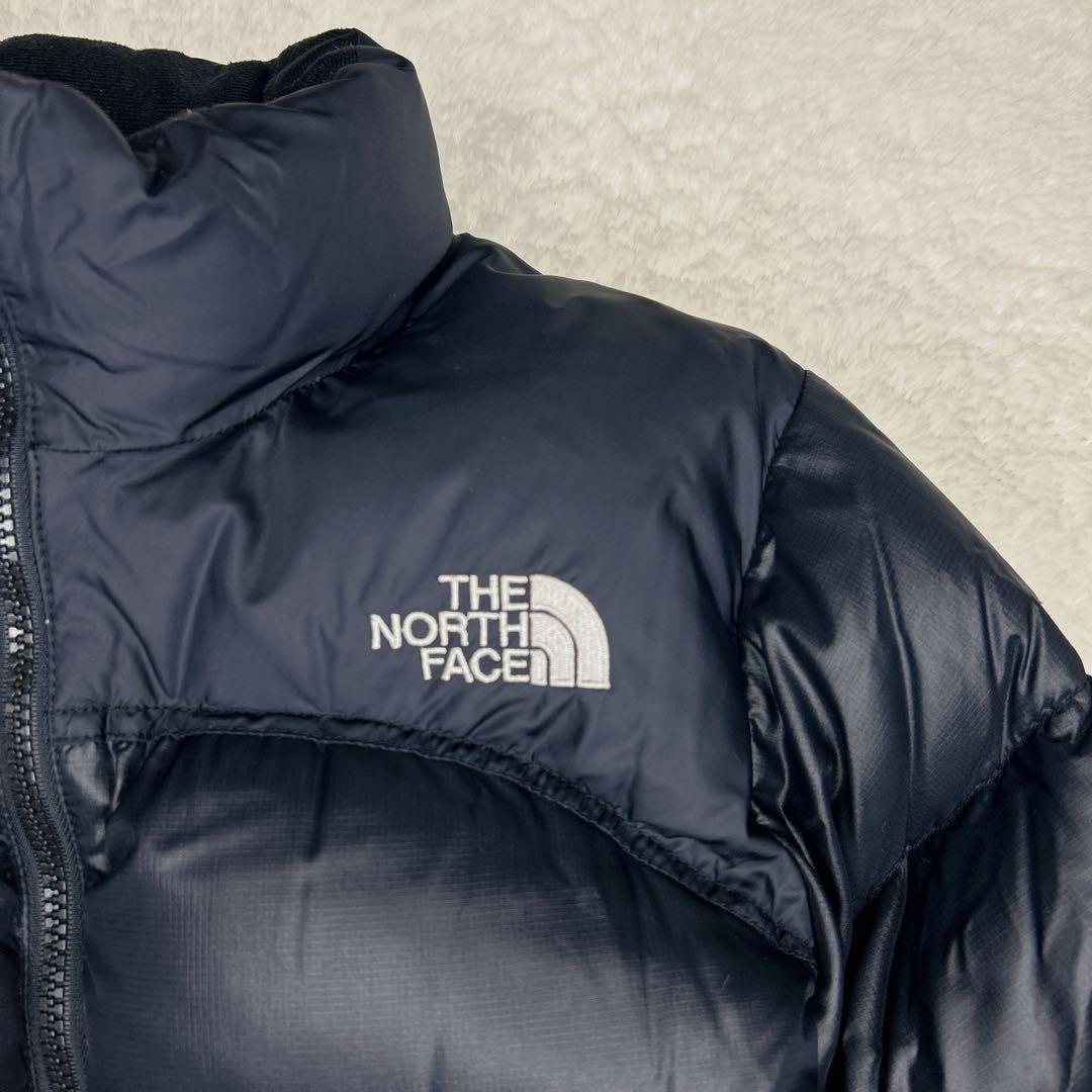 ★ショートヌプシ★ノースフェイス ダウンジャケット 黒 S 700フィル