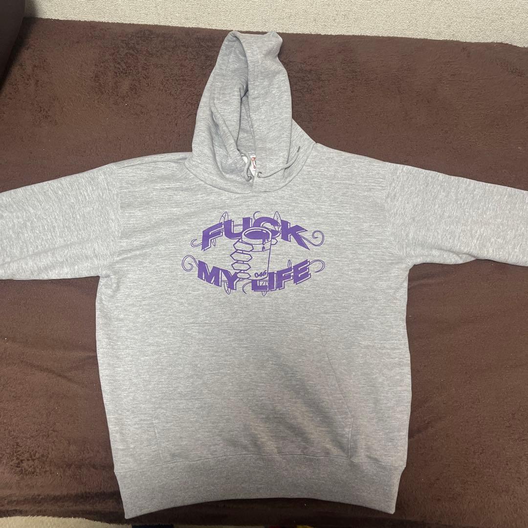 FuckMyLife グレー パーカー 上だけ