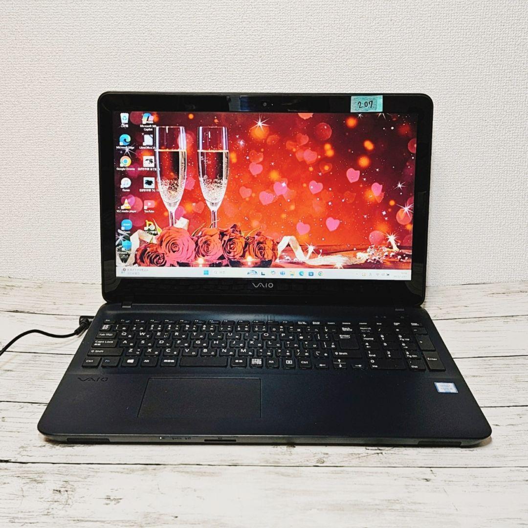 VAIO ノートパソコン i5 SSD カメラ テンキー DVD バッテリー良好