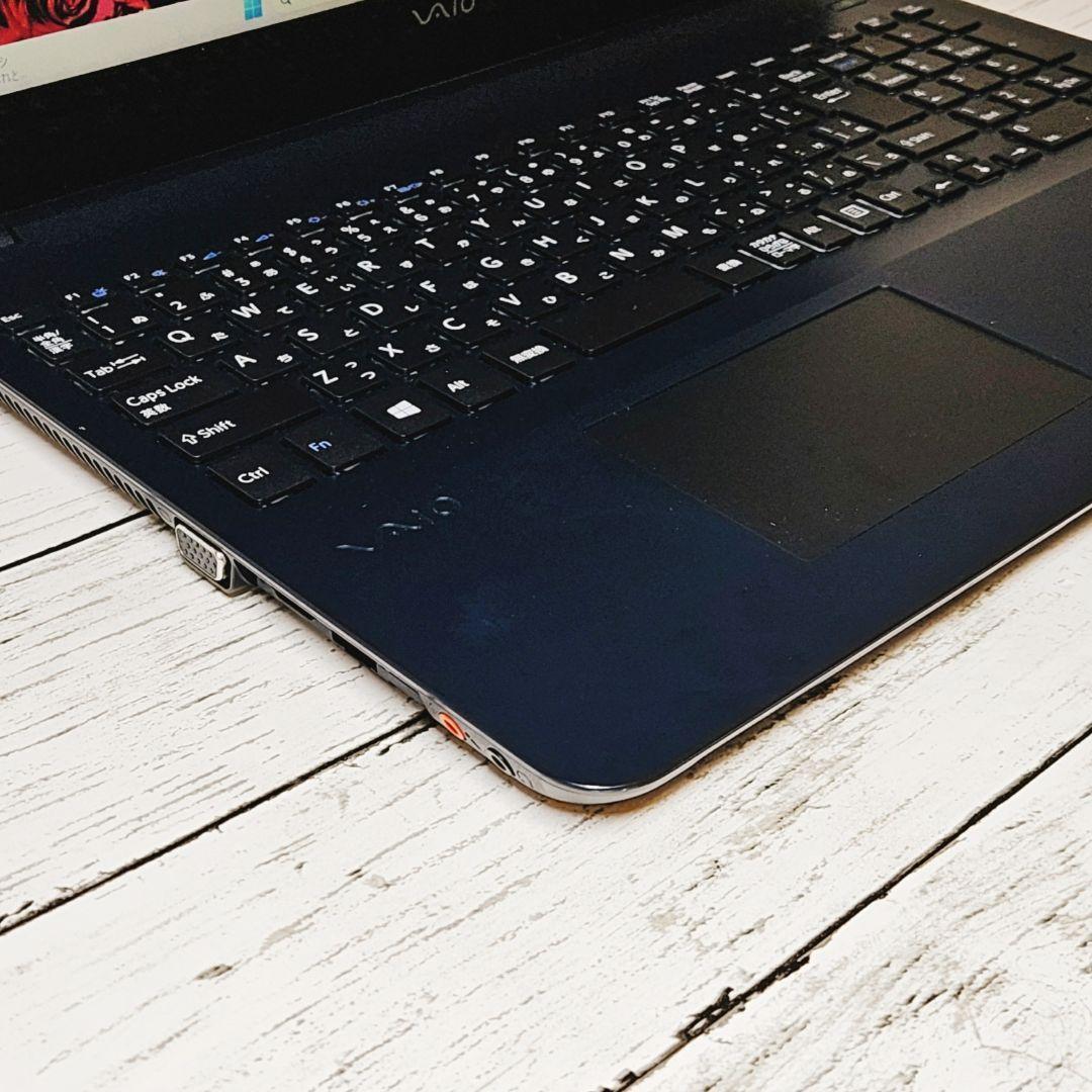 VAIO ノートパソコン i5 SSD カメラ テンキー DVD バッテリー良好