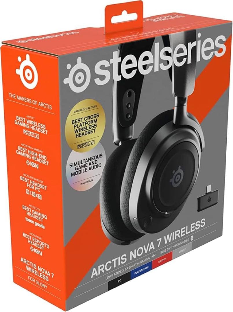 ヘッドホン SteelSeries Arctis 7 wireless