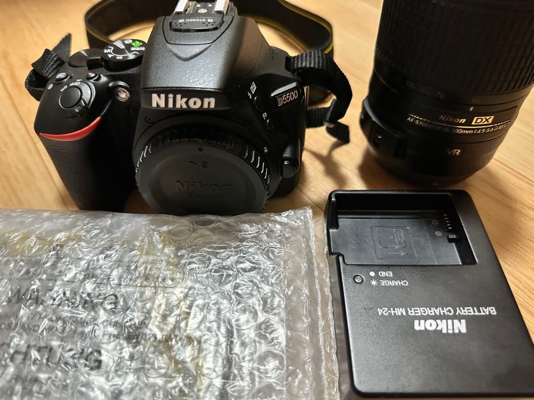 ニコン D5500 ボディ 一眼レフ 55-300mmレンズ