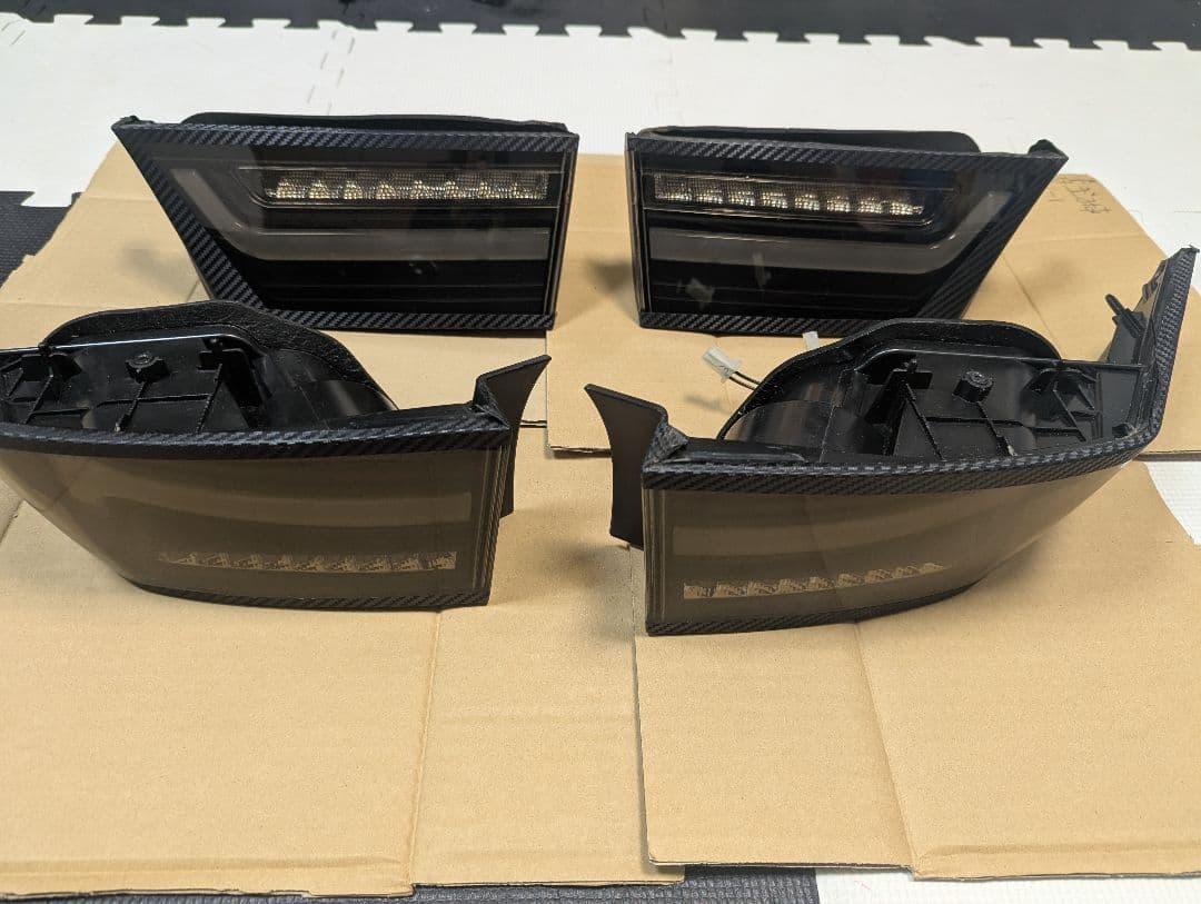 ゆ*の様 アキュラ TSXアコード CL7 LED テールランプ ブラックハウジ