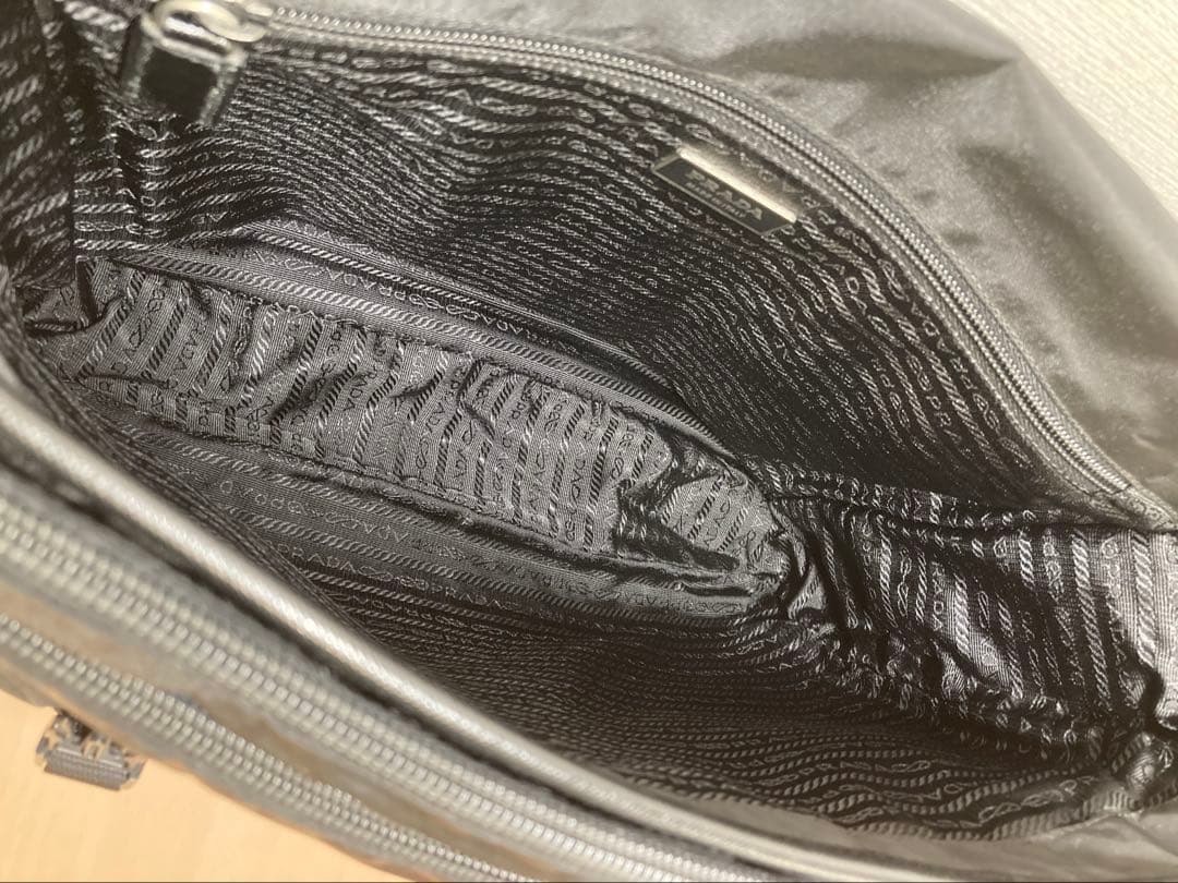 美品★PRADA★プラダ★メッセンジャーバッグ ★サフィアーノ×ナイロン★