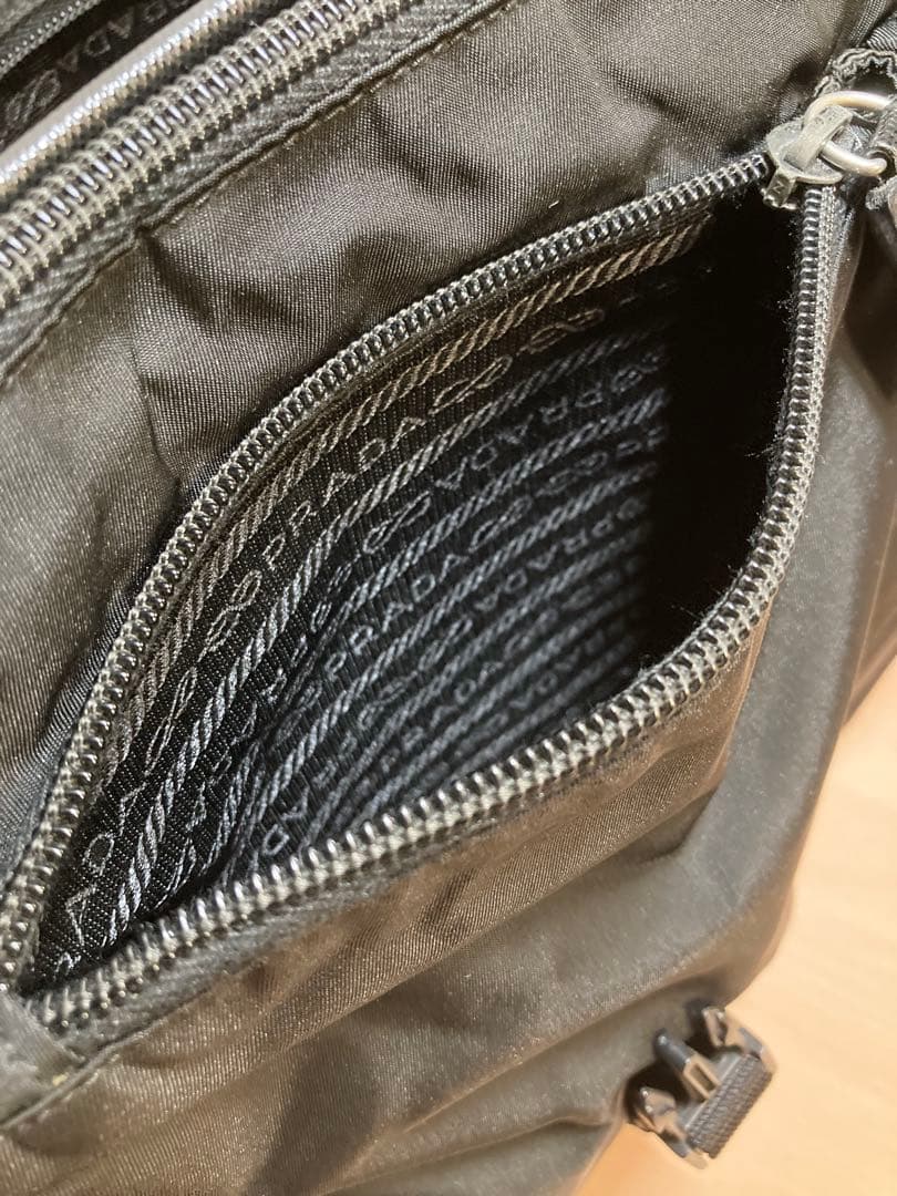 美品★PRADA★プラダ★メッセンジャーバッグ ★サフィアーノ×ナイロン★