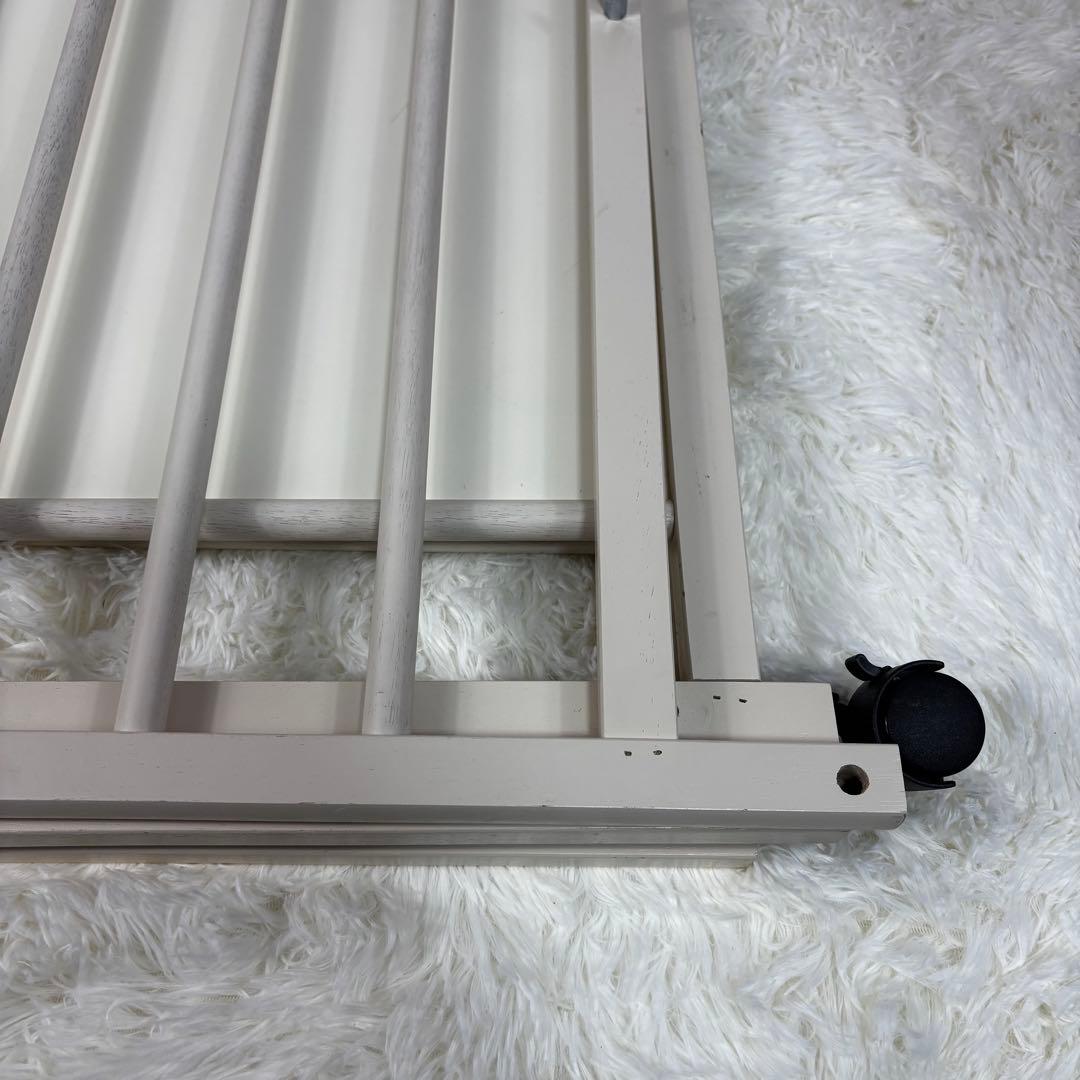 『送料無料』キンタロー　ハイタイプベビーベッド ミニ ポム ヌーベル ホワイト