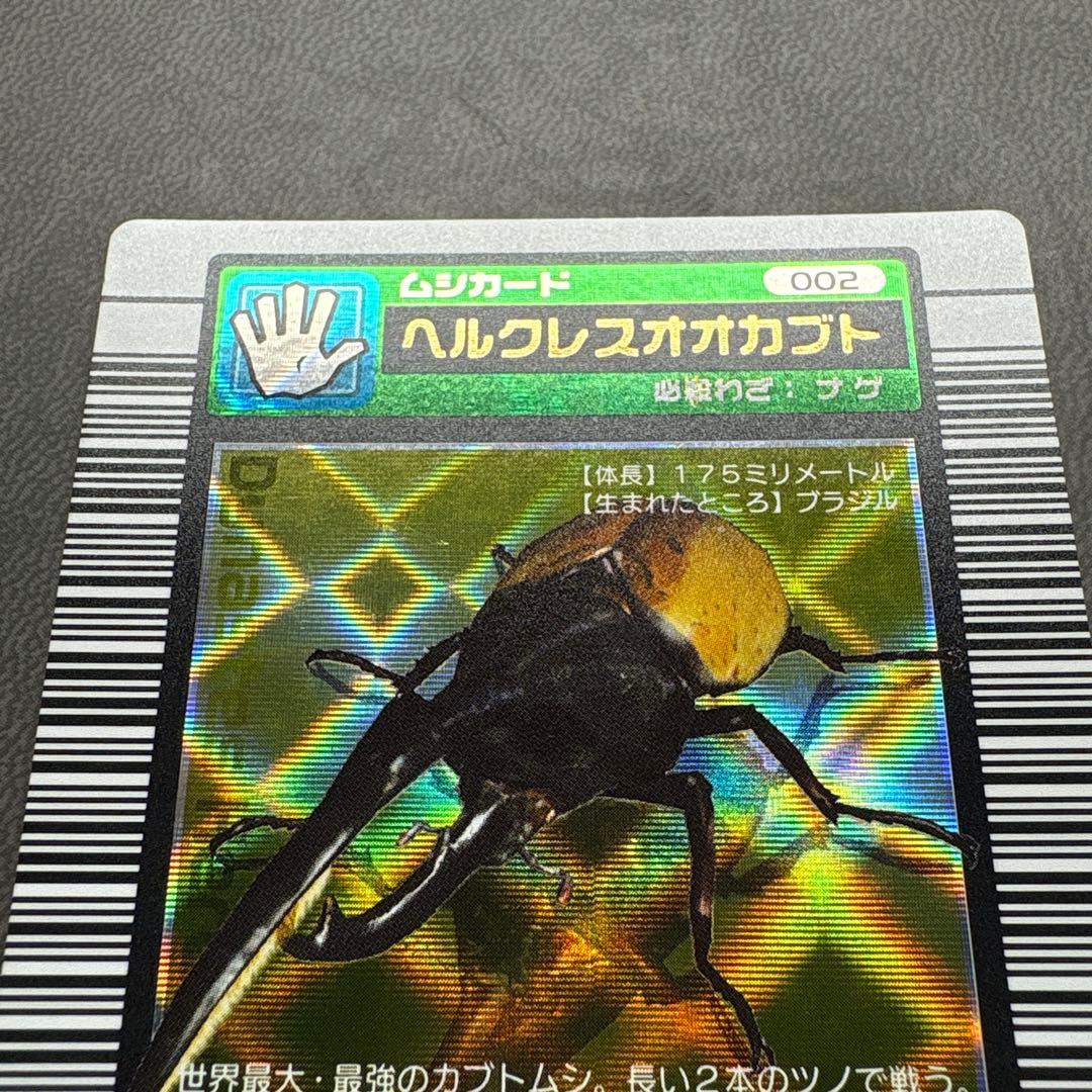 ムシキング 2003春 初期 ヘルクレスオオカブト 学名黒 美品級 ARS