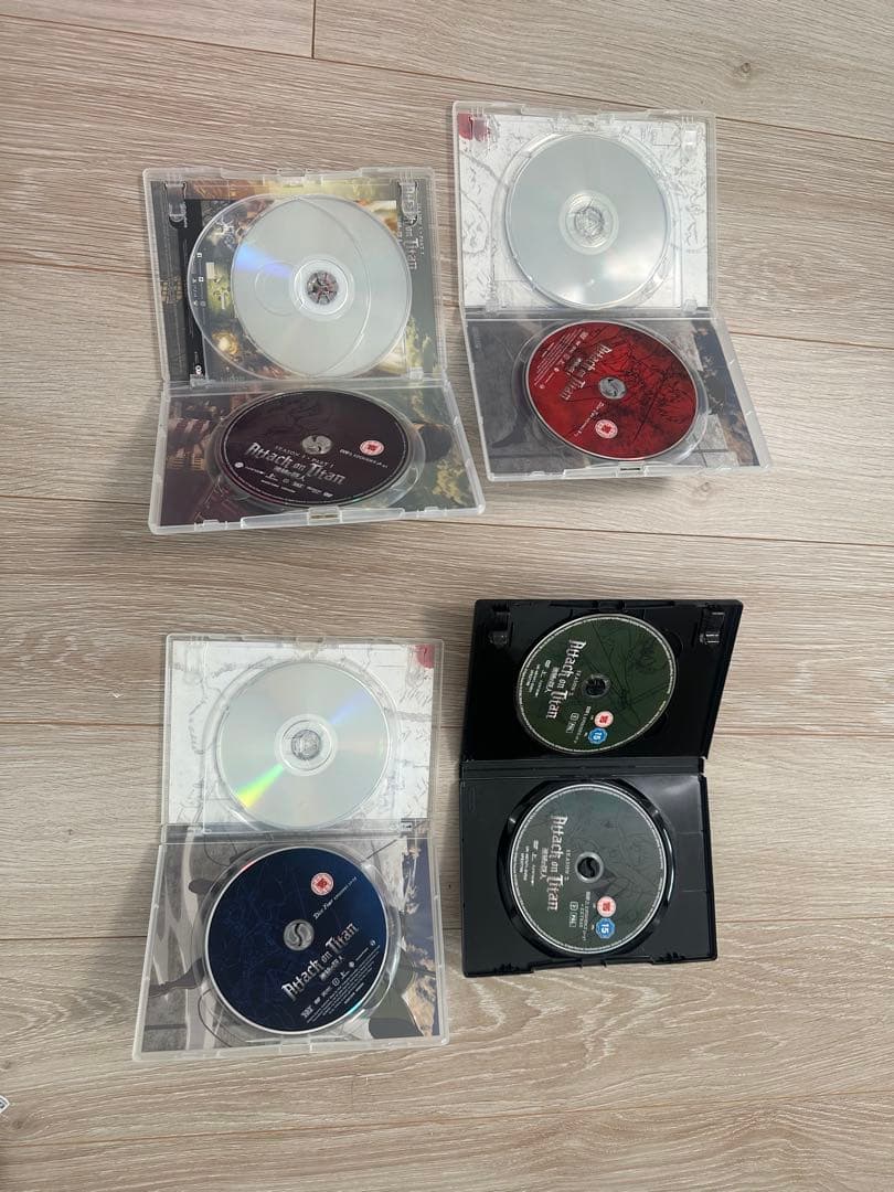 エ*ゼ様 進撃の巨人　海外版　DVD 4枚セット