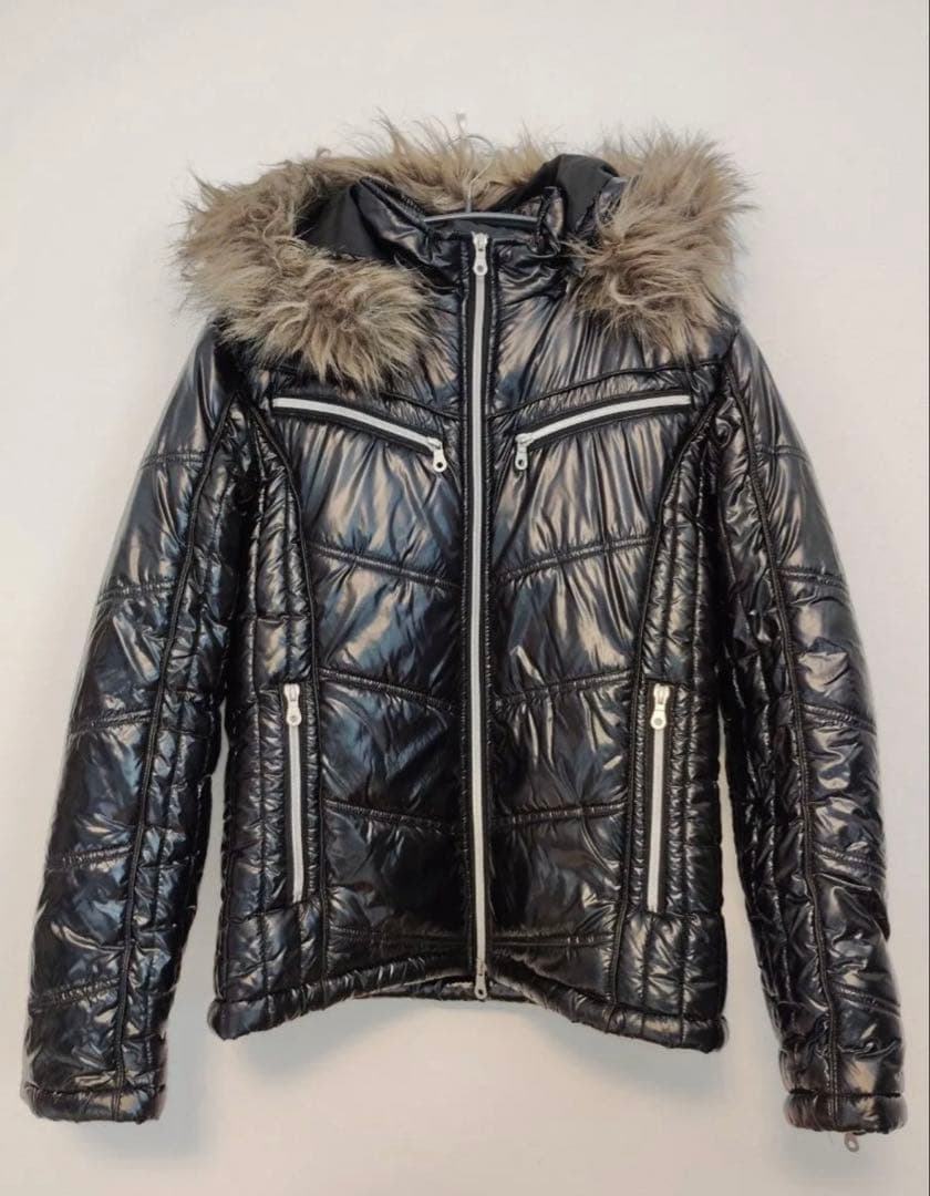 00s archive semantic design fur jacket光沢