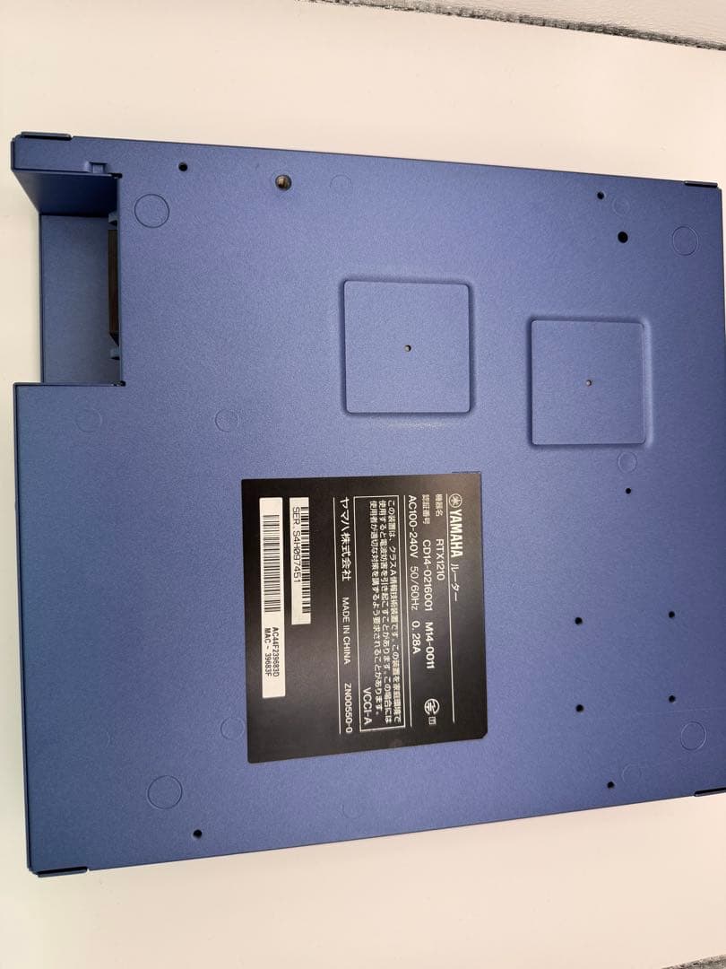 YAMAHA RTX1210 ルーター 初期化済み