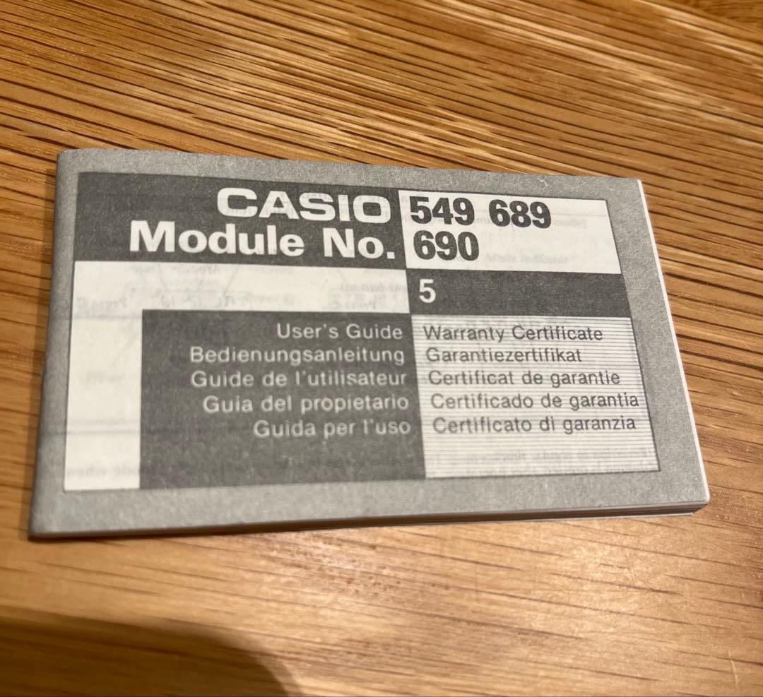 激レア　casio w26b 1988 ビンテージカシオ