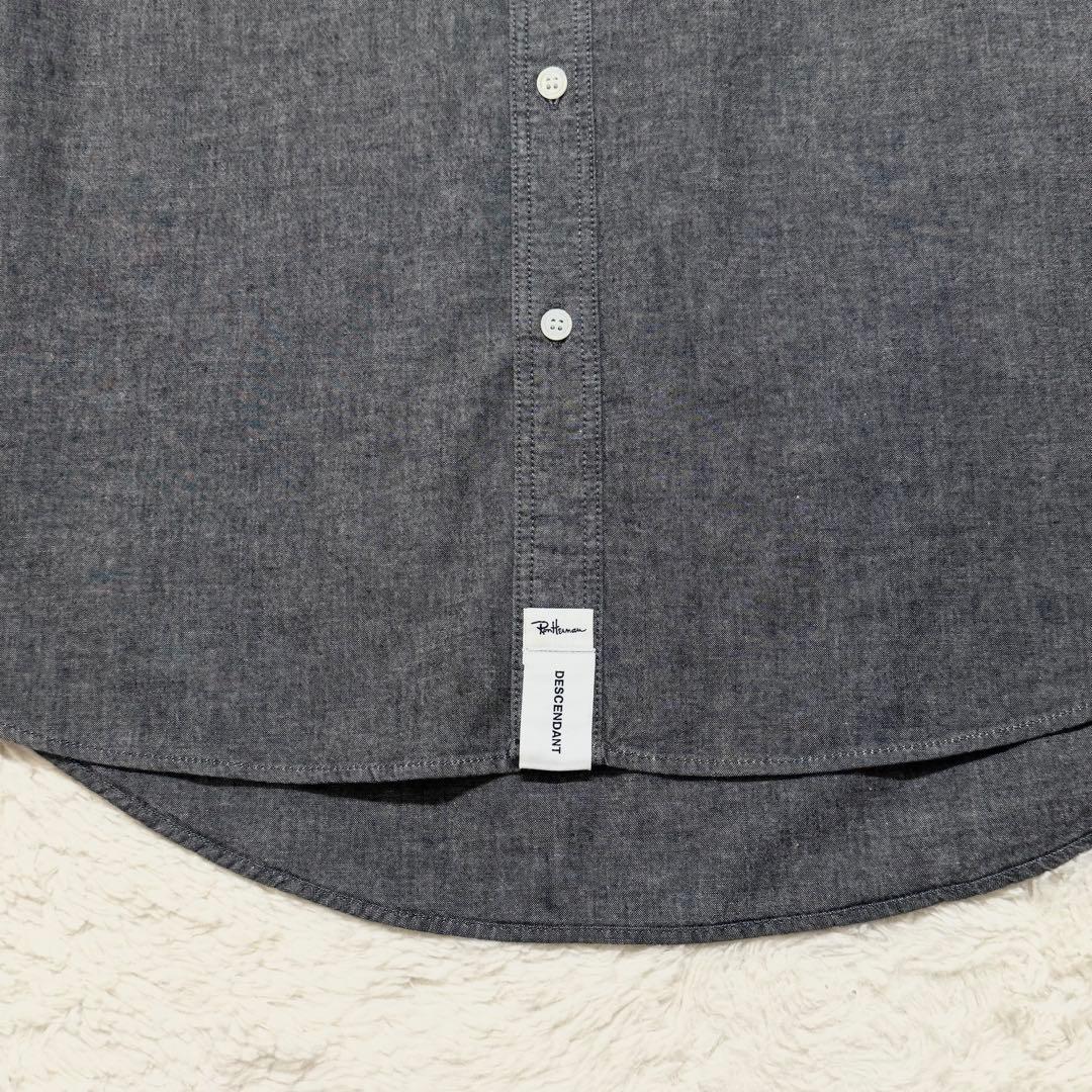 美品/ディセンダント×ロンハーマン 別注 製品染 ロゴ刺繍 シャツ 2