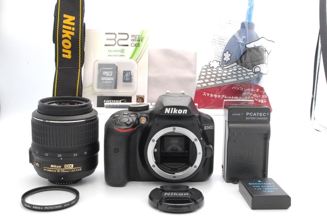 スマホ卒業✨Nikon D3400 レンズキット 18-55mm VR