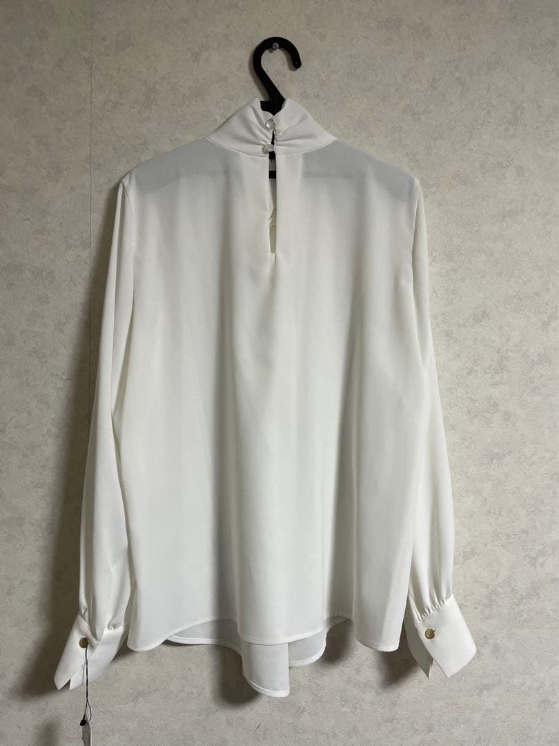 ヤマダヤ 【定価¥19,800新品タグ付 】FENNEL スタンドカラーブラウス