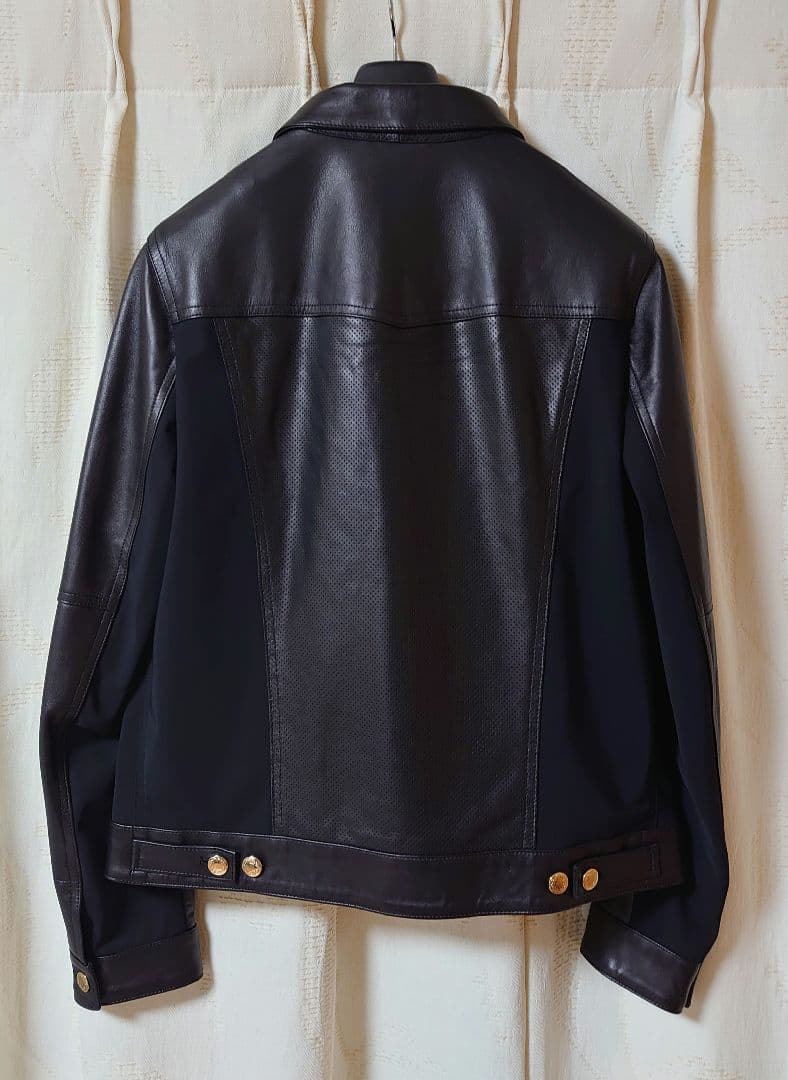 エンメティ JACK 48 別注 黒 レザー Gジャン EMMETI ジャック