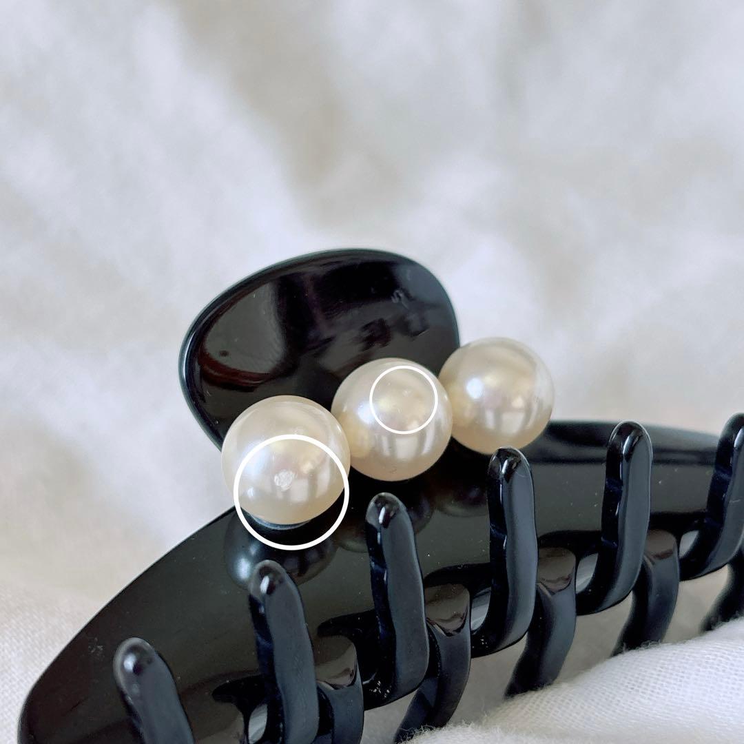 アレクサンドルドゥパリ　パール　ヘアクリップ