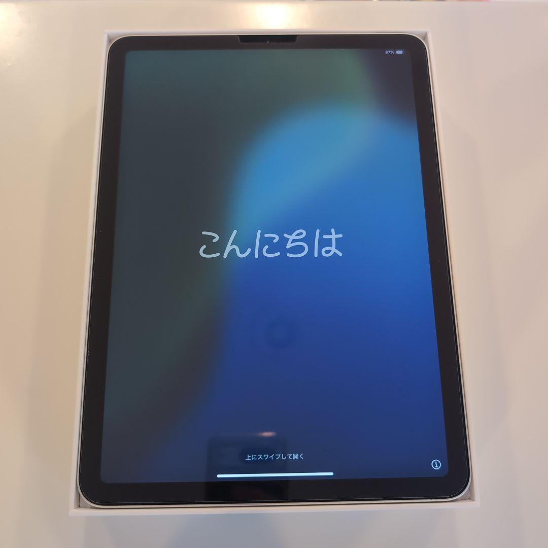 iPad Air 4世代 シルバー 美品 WiFi、箱ケーブル充電器付属