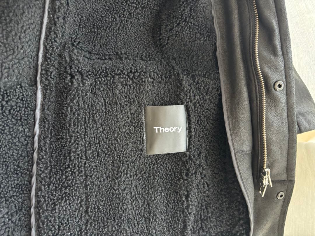 theory/セオリー/ムートンコート/ブラック/XS