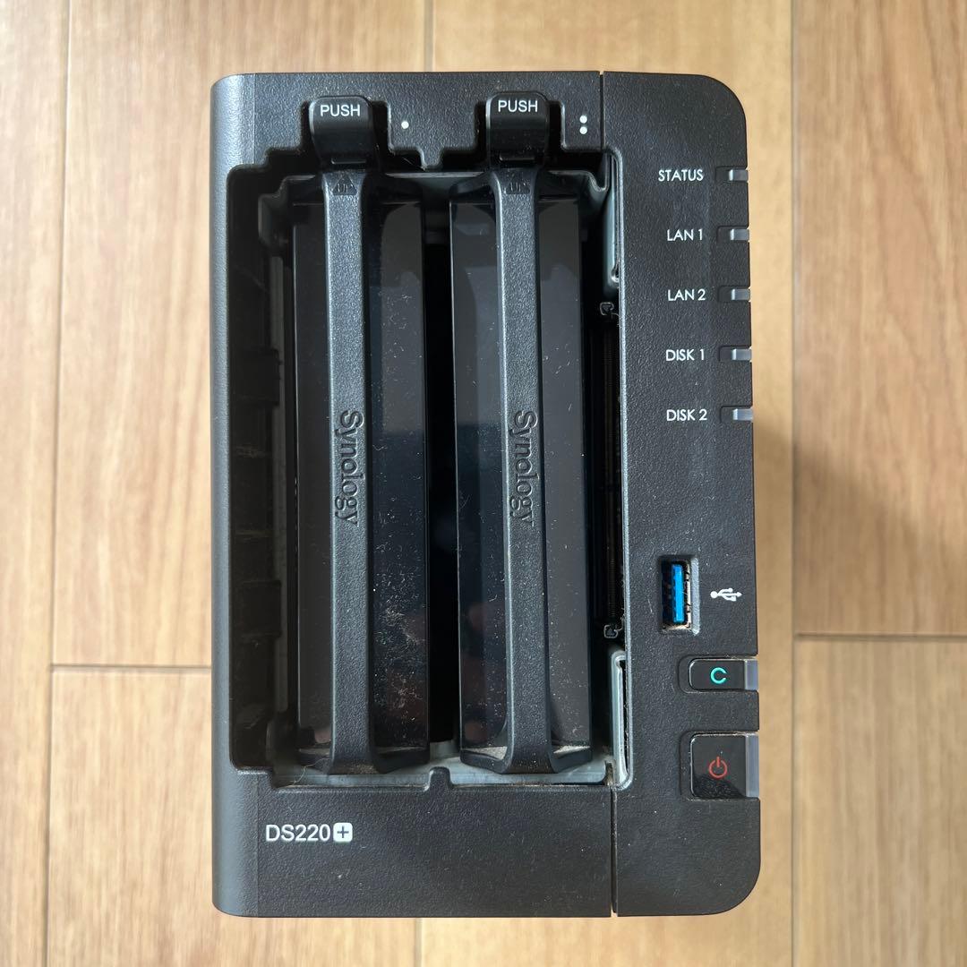 Synology NAS DS220plus 純正4GB増設済み 国内正規取扱品