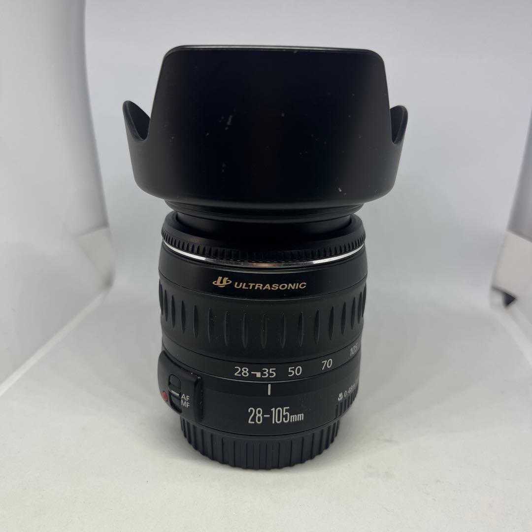 動作確認済 EOS Kiss Lite + EF 28-105mm フード付