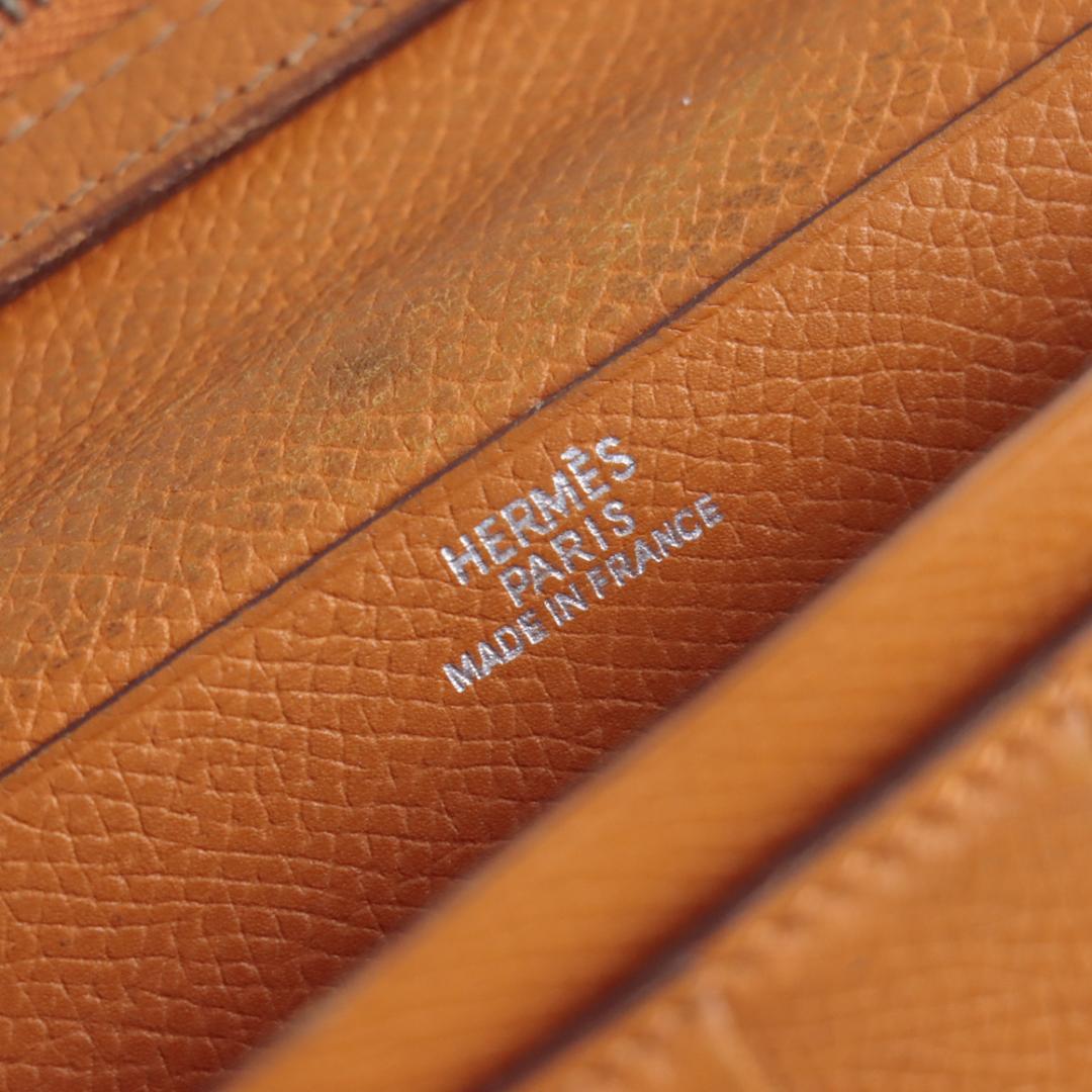 エルメス　Hermes　ベアン　スフレ　長財布　バイカラー　ロングウォレット