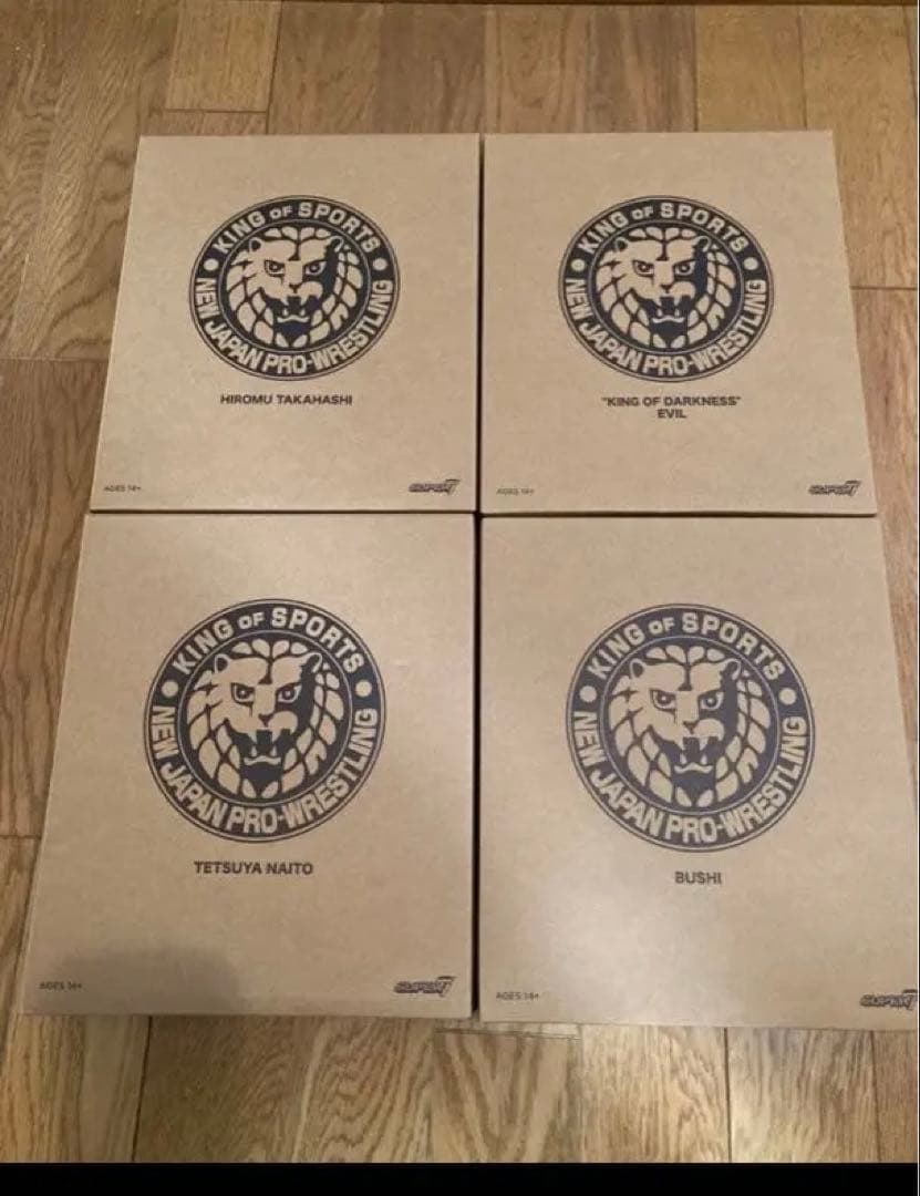 新日本プロレス アルティメイト シリーズ2 7インチ フィギュア 4体セット