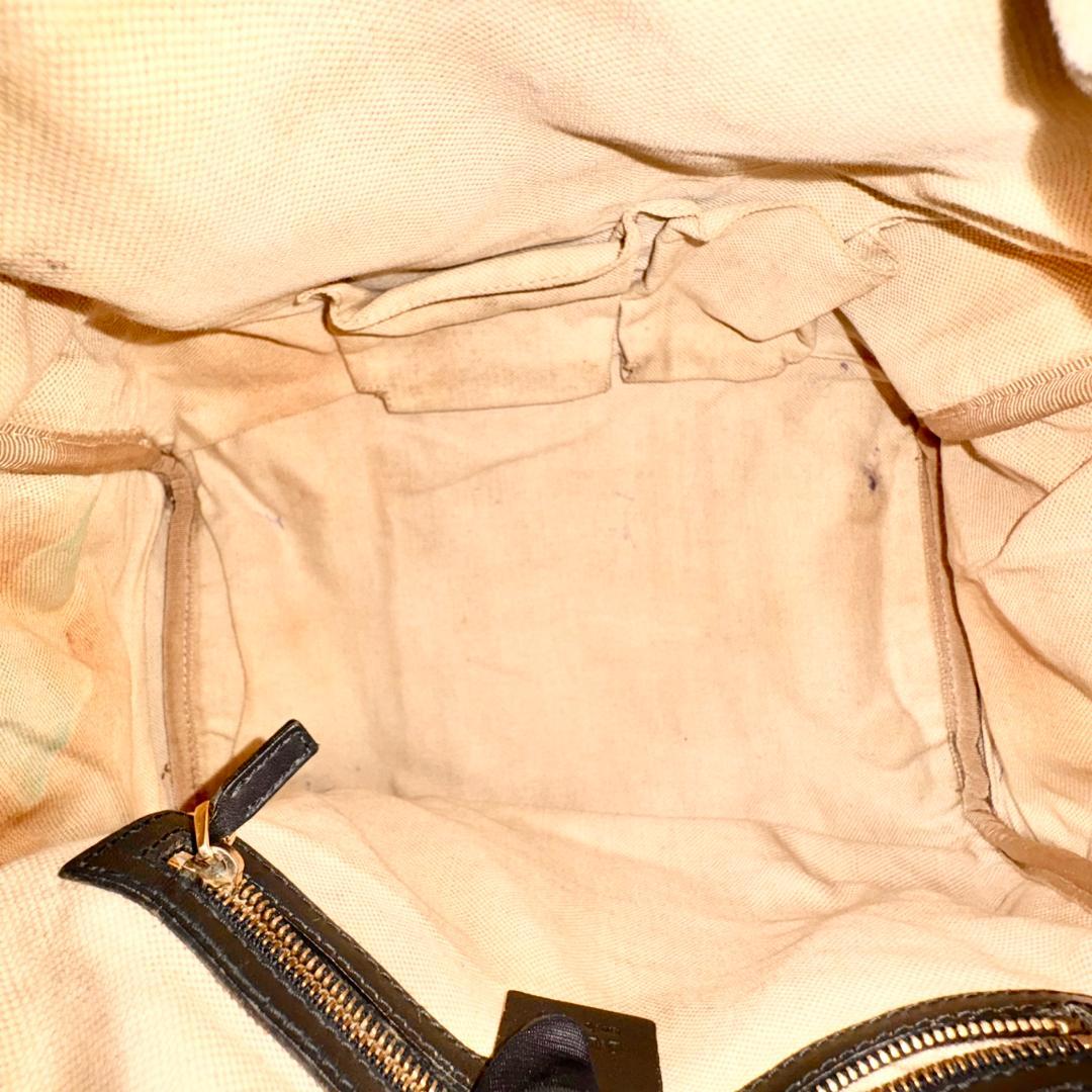 GUCCI　グッチ　GGキャンバス　ボストンバッグ　２way　シェリーライン