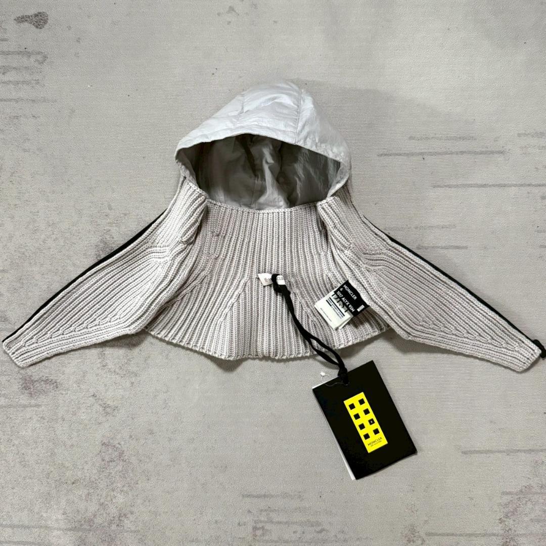 新品 20AW ALYX MONCLER フーデッド ネックウォーマー ウール