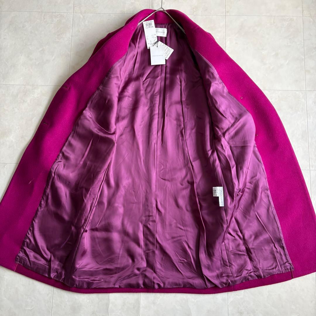 新品タグ付✨PINKY&DIANNE Wビーバーチェスターコート ピンク38