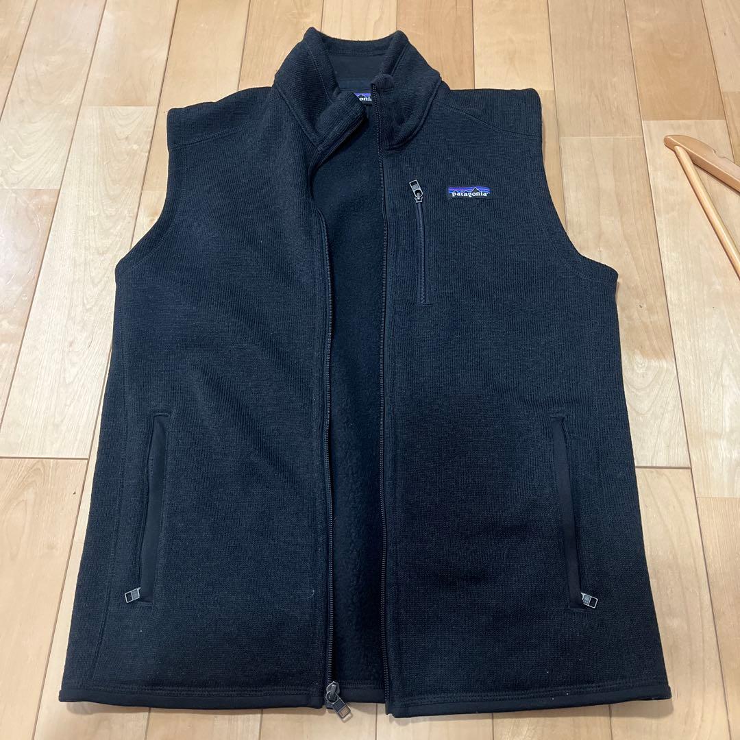 patagonia ブラック フリースベスト S
