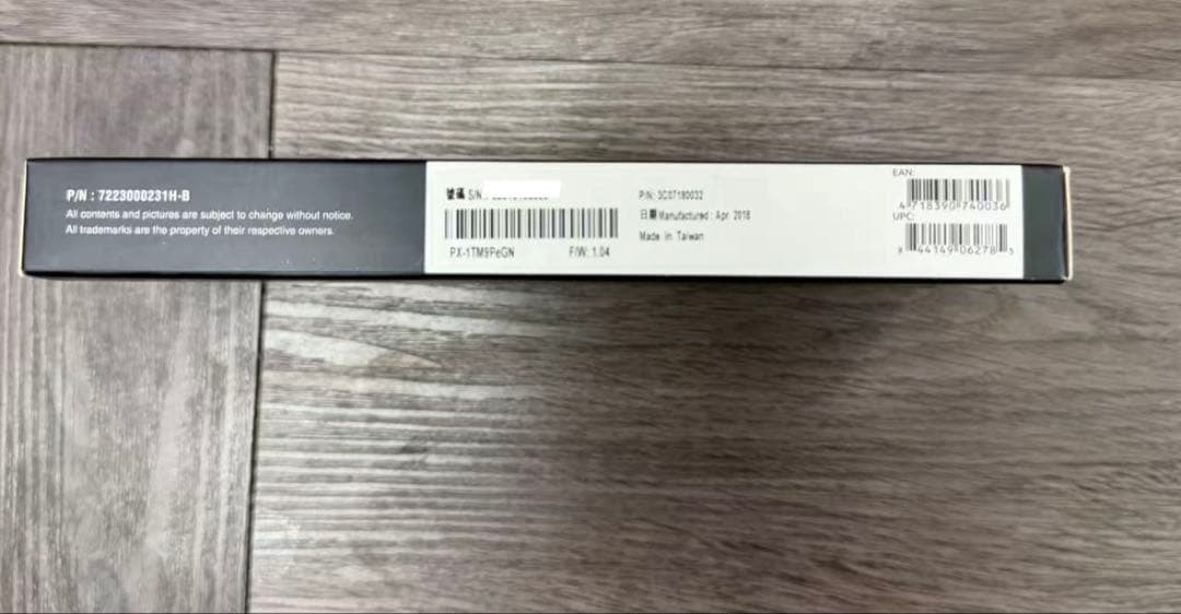 メモリー PLEXTOR 1T MP9EGSSD