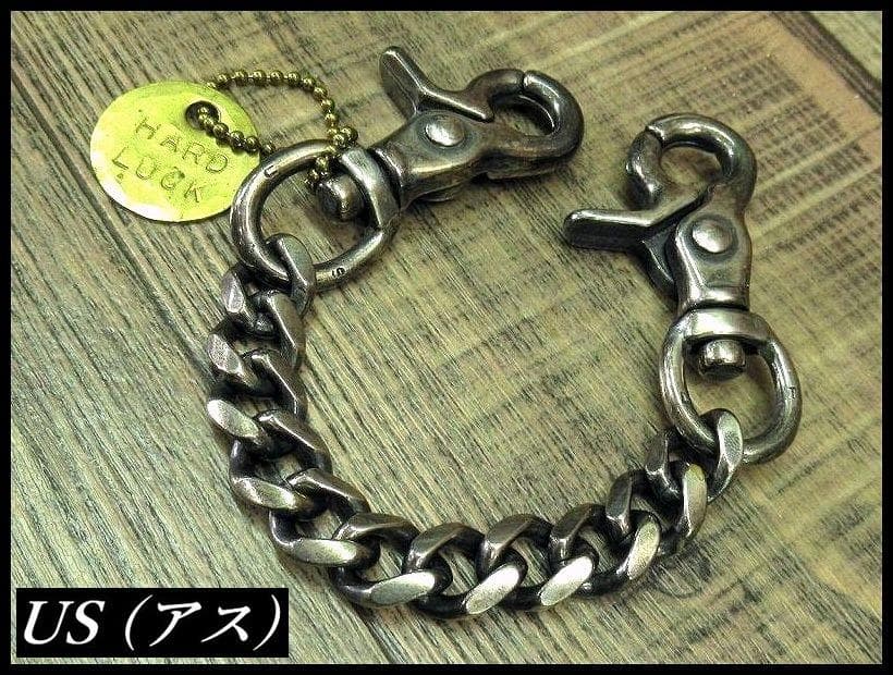 廃盤 未使用 三軒茶屋 US アス ダブルクリップ ヘビーゲージ キーチェーン