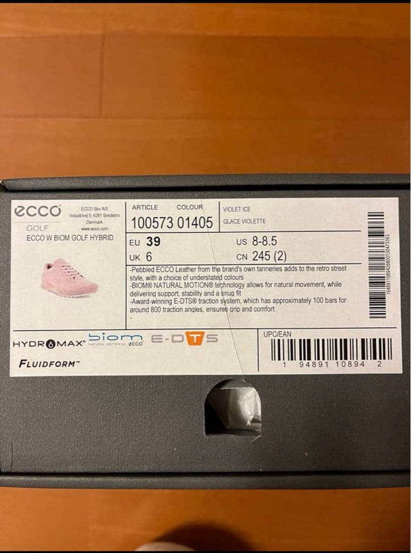 ECCO W BIOM GOLF HYBRID EU 39 ゴルフシューズ