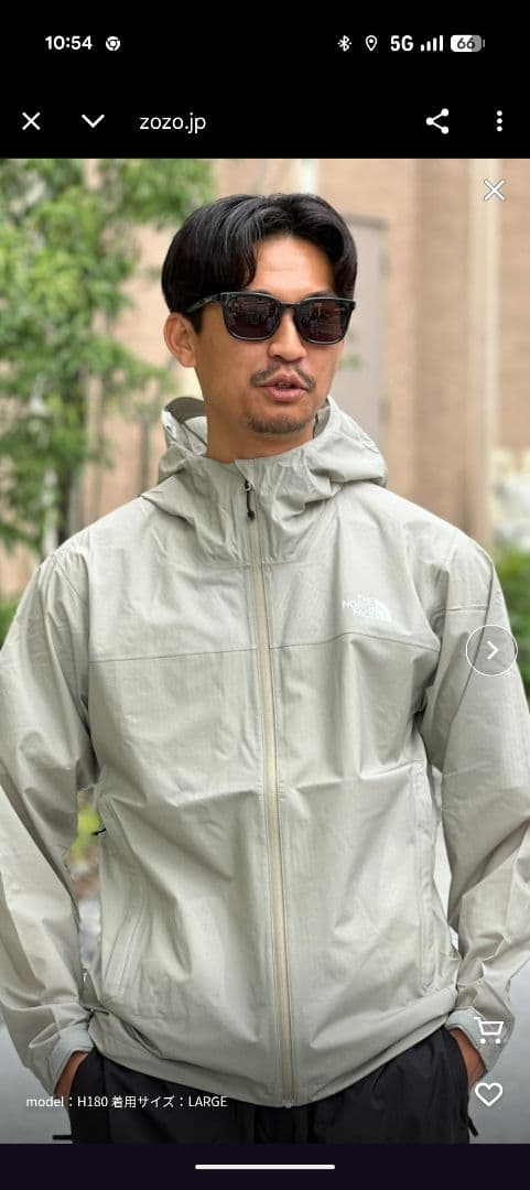 値下げ交渉❌️新品未使用　ザノースフェイスベンチャージャケットクレイグレーL