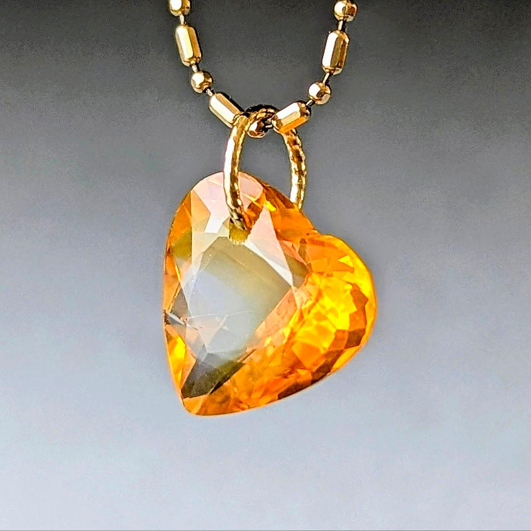 ♢miyumiyu♢K18 ファイアオパール 2.65ct チャーム