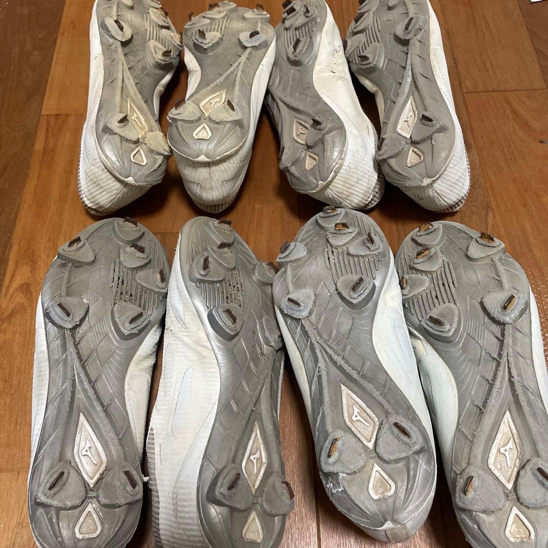 ホワイト スパイクシューズ 26.5cm