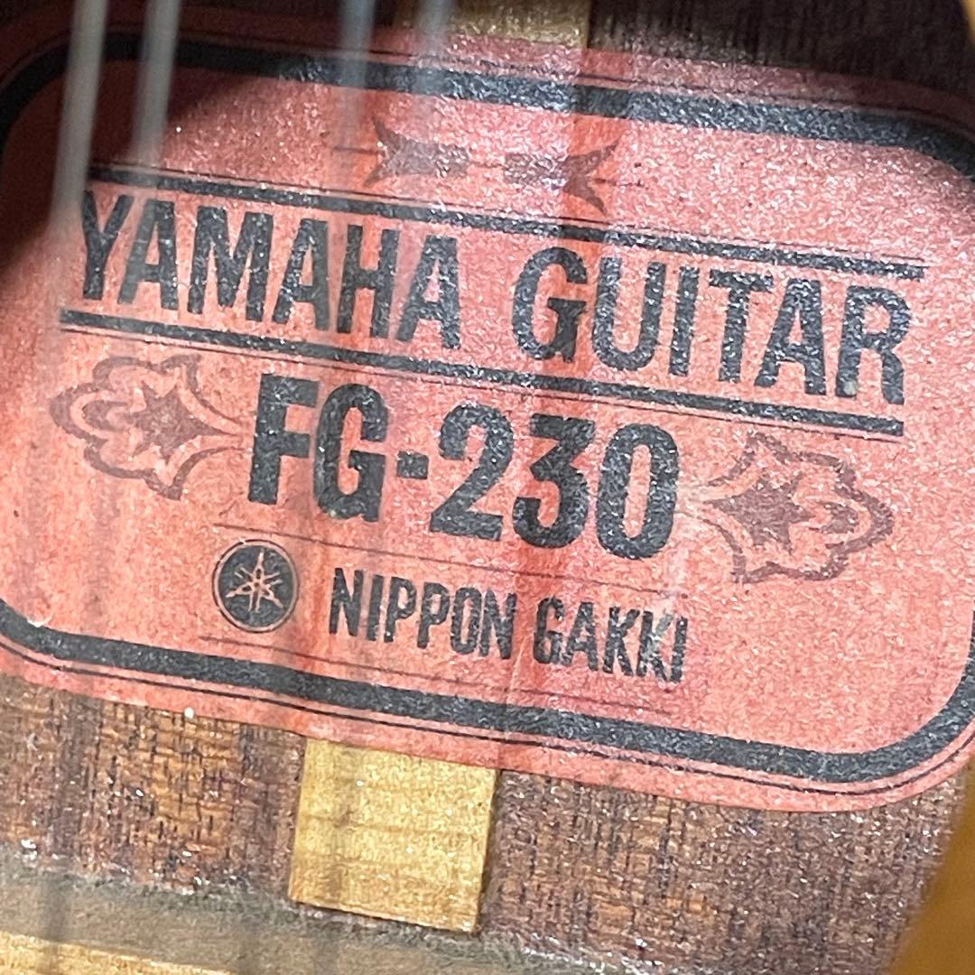 【希少品】yamaha ヤマハ ＹＡＭＡＨＡ FG-230 赤札 ギター 12弦