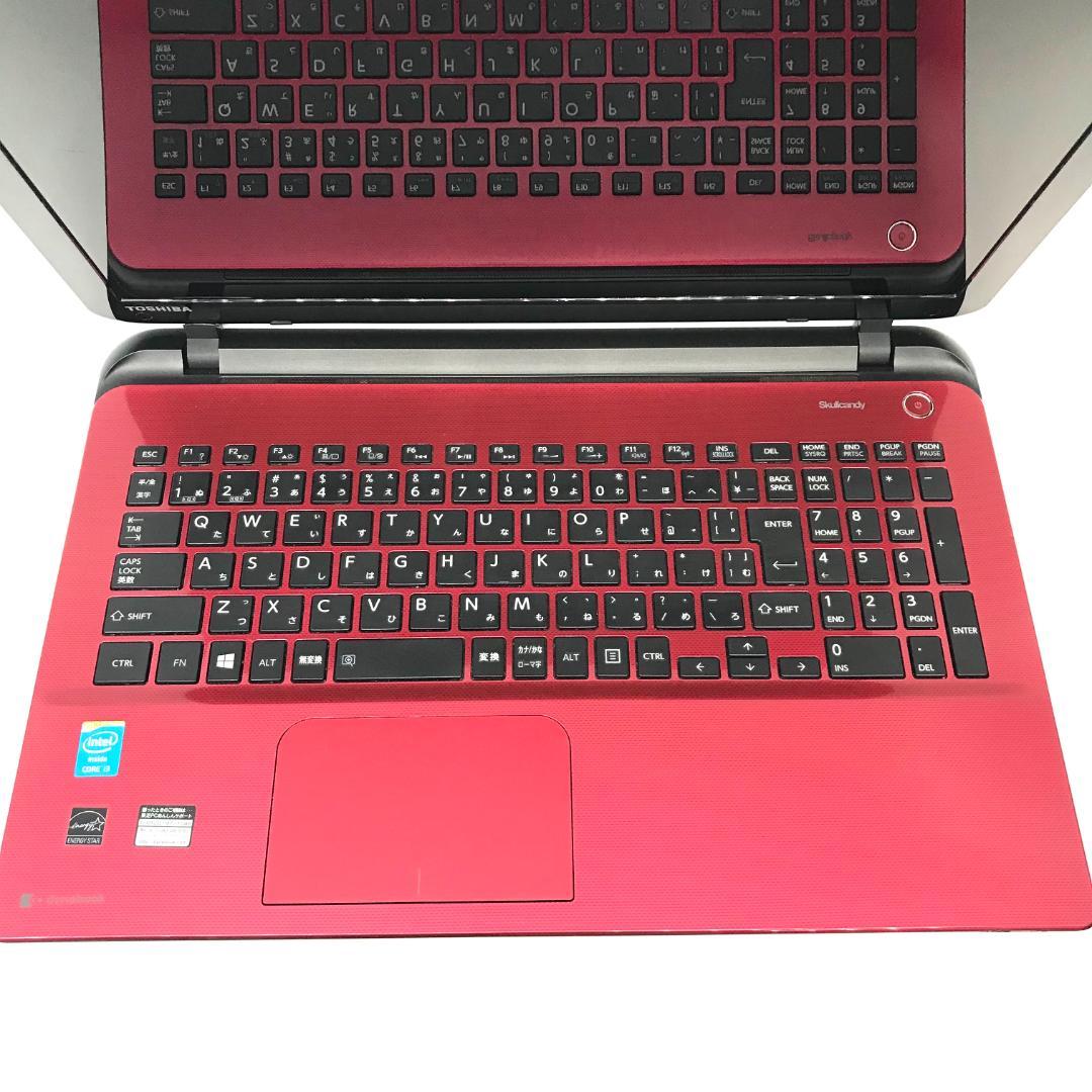 綺麗め✨シックなレッド❤️サクサクSSD メモリ8GB カメラ付 ノートパソコン