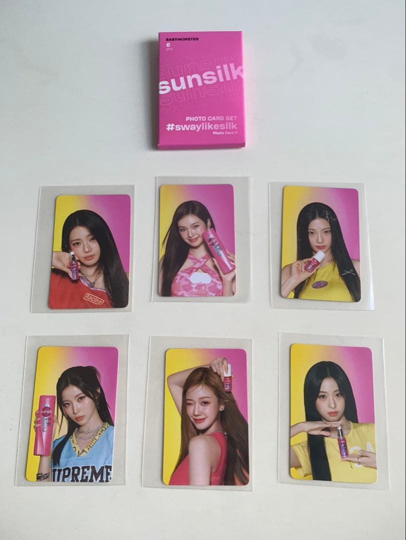 BABYMONSTER × sunsilk トレーディングカードセット 6枚入り
