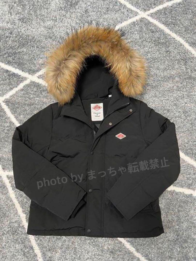 新品 Dantonダントン ショートダウンジャケット　ブラック　BLAK M
