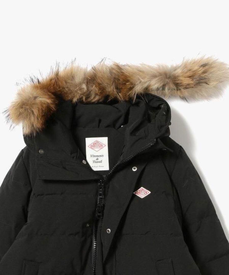 新品 Dantonダントン ショートダウンジャケット　ブラック　BLAK M