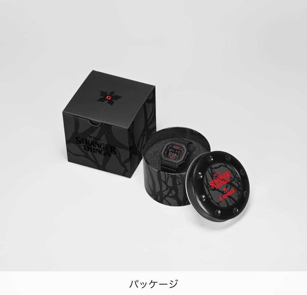 D*x様 G-SHOCK STRANGER THINGS ブラック　CASIO