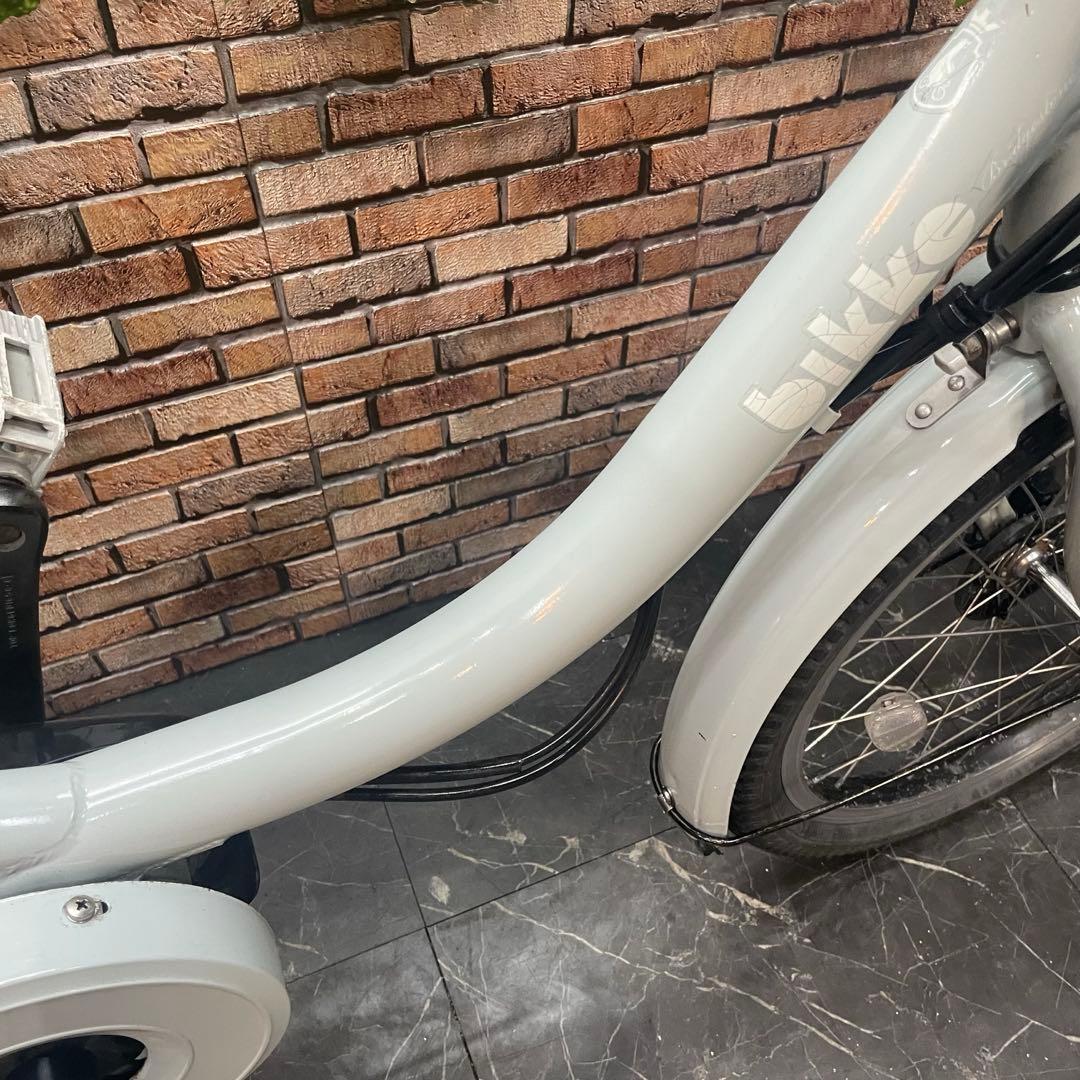 引き取り価格【79】電動自転車 ブリヂストン bikke ブルーグレー