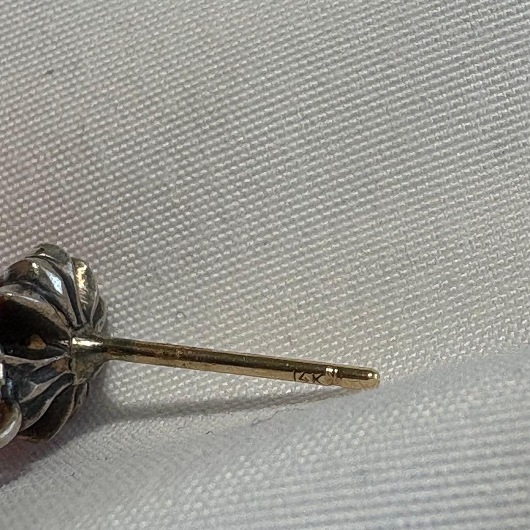 Chrome Hearts Jojo with 3 Charm ピアス シルバー