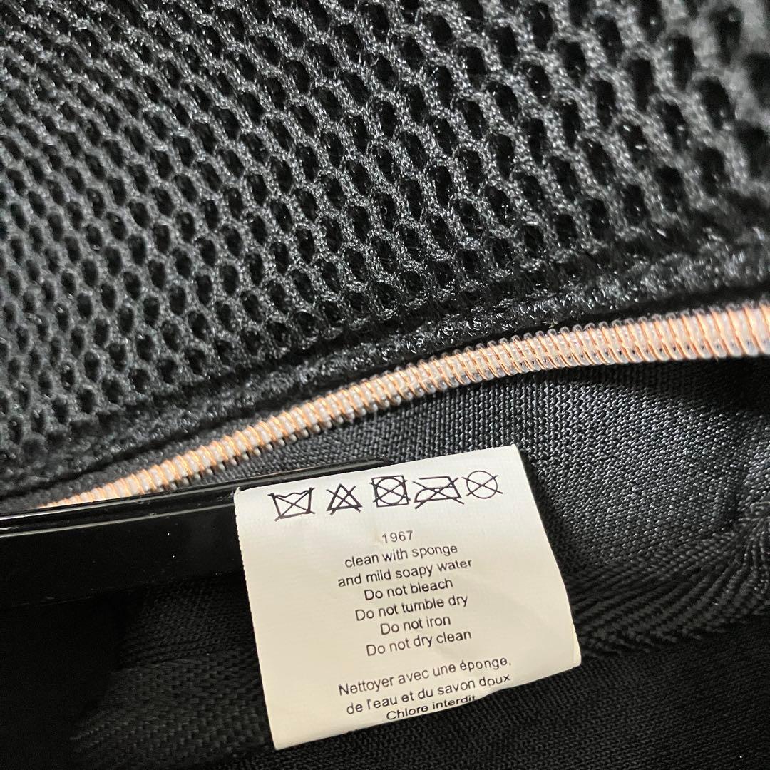 訳あり✨美品✨レペット✨ボストンバッグ✨メッシュ✨大容量✨ブラック✨軽量