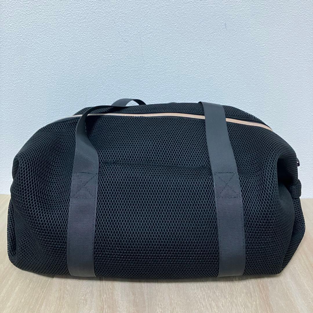 訳あり✨美品✨レペット✨ボストンバッグ✨メッシュ✨大容量✨ブラック✨軽量