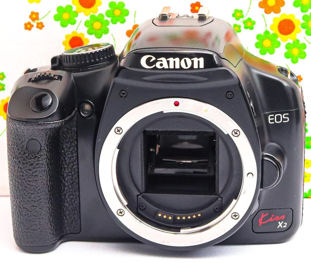 Canon kiss X2☆ダブルレンズ！初心者オススメ☆スマホ転送